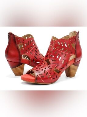 NWOB! L’Artiste ICON Sandal by SPRING STEP, RED, 41(9.5/10)